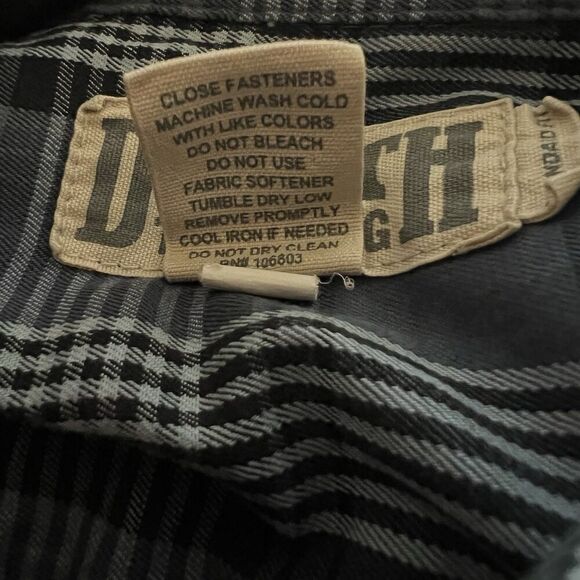 Duluth Trading Men’s Plaid Shirt XL Untucked Button Down Untucked - Picture 6 of 6